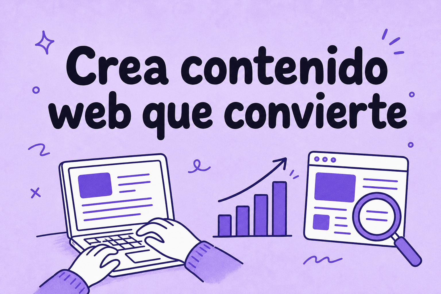 Creación de contenido para página web